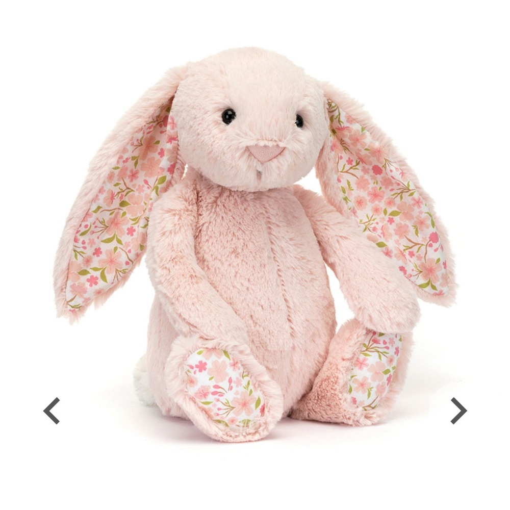 Jellycat New with Tags Blossom Blush Bunny 'Cherry'